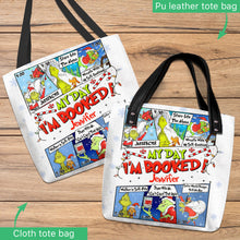 Load image into Gallery viewer, Personalized Grinch Tote Bag Custom Name Christmas Gift
