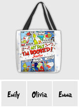 Load image into Gallery viewer, Personalized Grinch Tote Bag Custom Name Christmas Gift
