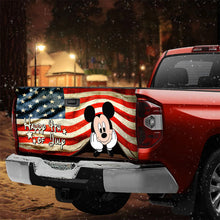 Load image into Gallery viewer, Happy 4th of July Truck Tailgate Decal USA Flag Design
