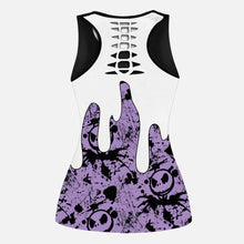 Load image into Gallery viewer, Personalized Nightmare Hollow Tank Top &amp; Leggings Custom Name Gift
