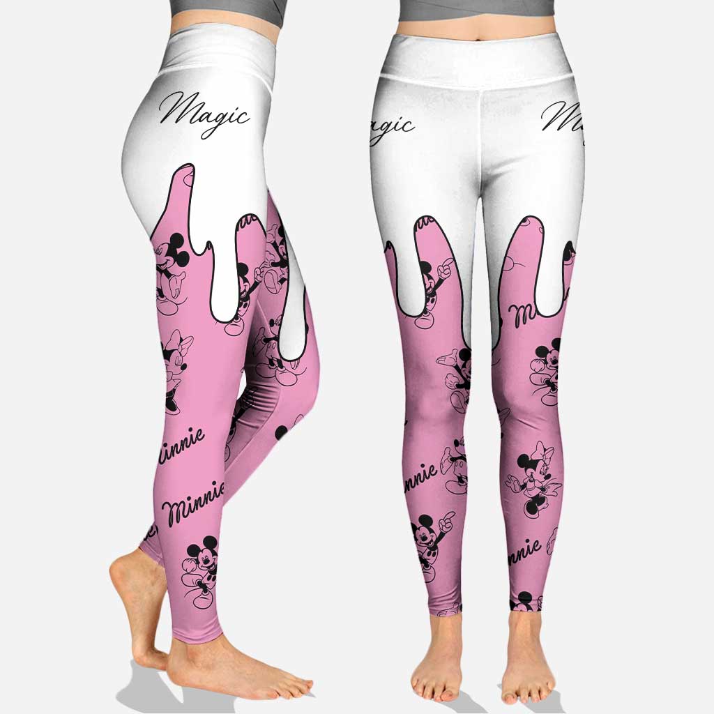 Personalized Minnie Mouse Hollow Tank Top & Leggings Gift for Kids