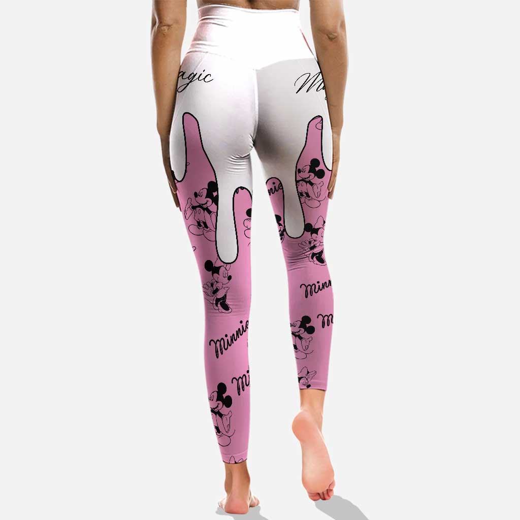 Personalized Minnie Mouse Hollow Tank Top & Leggings Gift for Kids