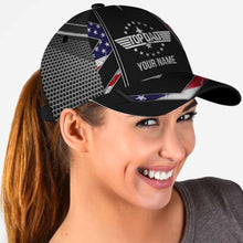 Load image into Gallery viewer, Personalized Independence Day Classic Cap Custom Name Gift for Dad
