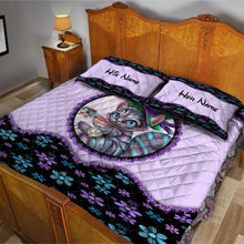 Load image into Gallery viewer, Personalized Halloween Quilt Set with Names | Unique Custom Gift
