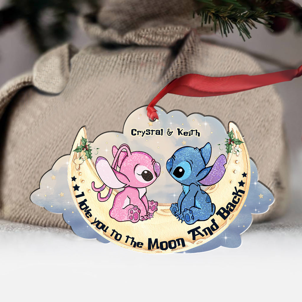 Personalized Acrylic Ohana Ornament Custom Name Gift for Christmas