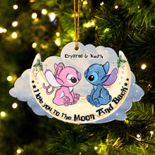 Load image into Gallery viewer, Personalized Acrylic Ohana Ornament Custom Name Gift for Christmas
