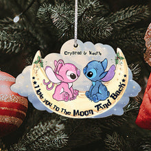 Load image into Gallery viewer, Personalized Acrylic Ohana Ornament Custom Name Gift for Christmas
