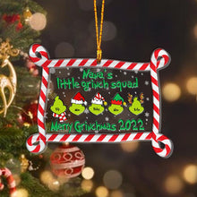 Load image into Gallery viewer, Personalized Grinch Christmas Ornament Custom Family Gift
