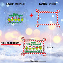 Load image into Gallery viewer, Personalized Grinch Christmas Ornament Custom Family Gift
