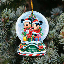Load image into Gallery viewer, Personalized Mickey Mouse Christmas Ornament Custom Name Holiday Gift
