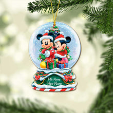 Load image into Gallery viewer, Personalized Mickey Mouse Christmas Ornament Custom Name Holiday Gift
