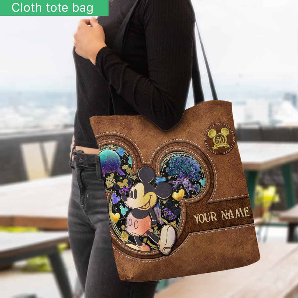 Personalized Mickey Mouse Tote Bag Custom Name Gift for Kids