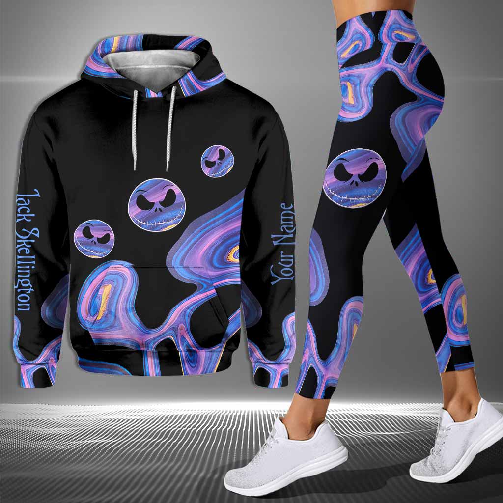 Personalized Nightmare King Hoodie and Leggings Set for Halloween