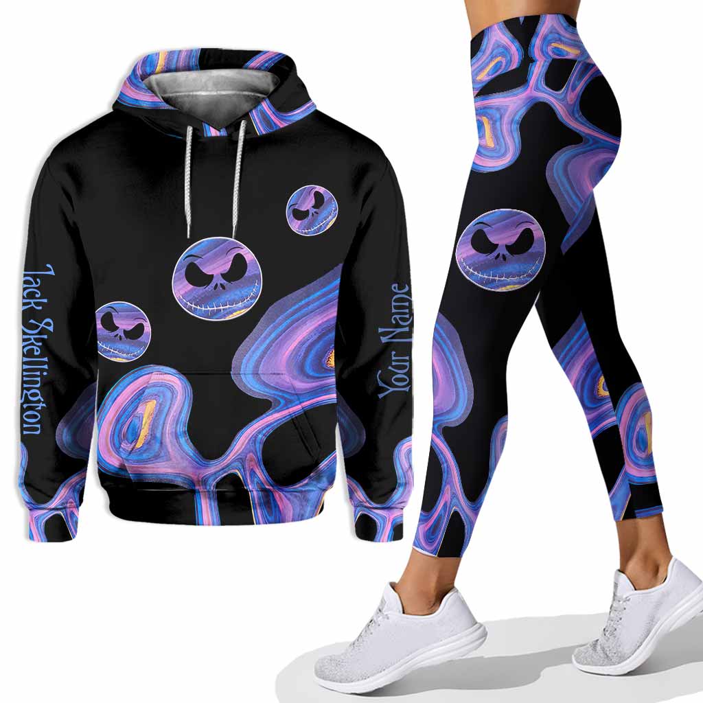 Personalized Nightmare King Hoodie and Leggings Set for Halloween