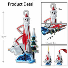 Load image into Gallery viewer, Personalized Nightmare Before Christmas Ornament Custom Name Gift

