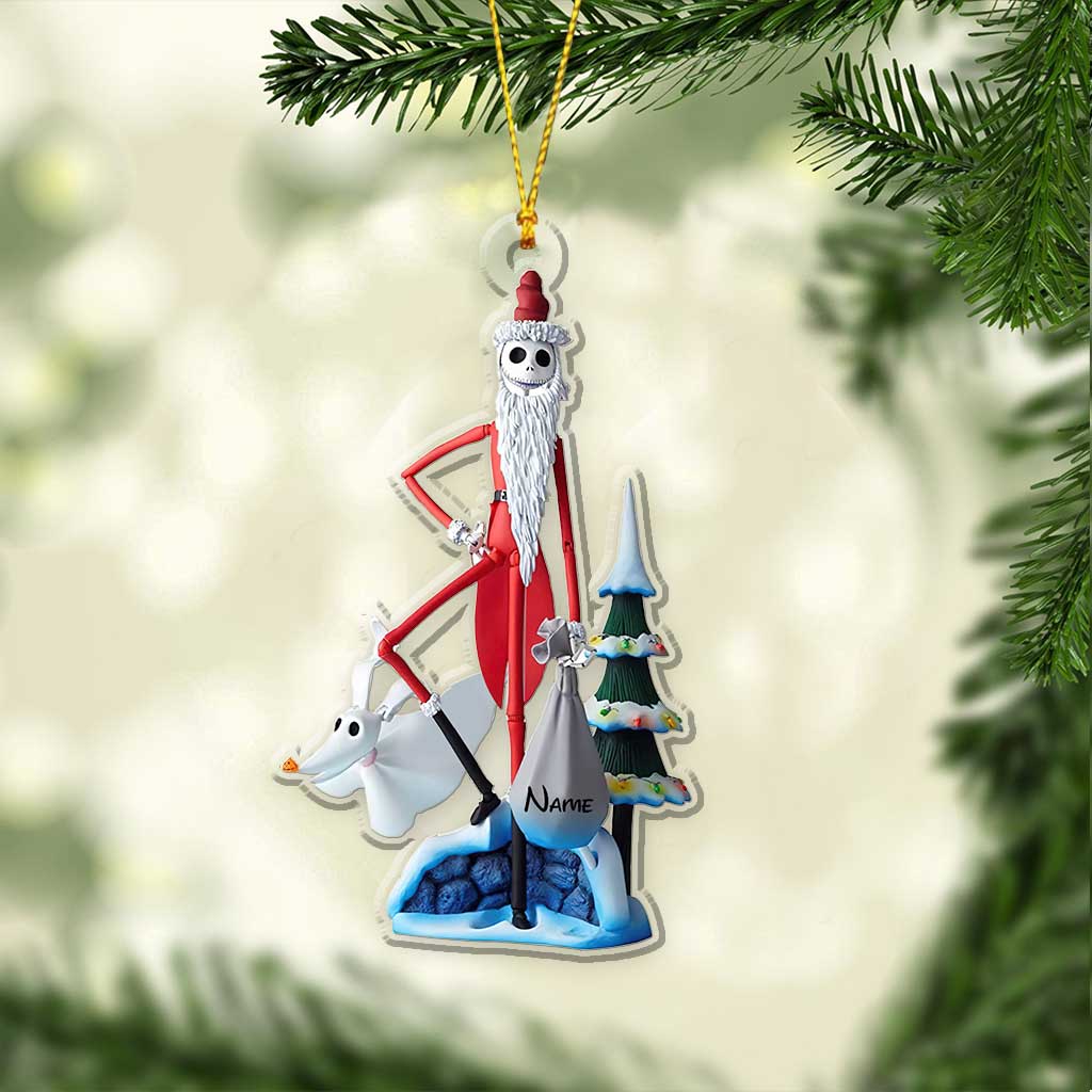 Personalized Nightmare Before Christmas Ornament Custom Name Gift