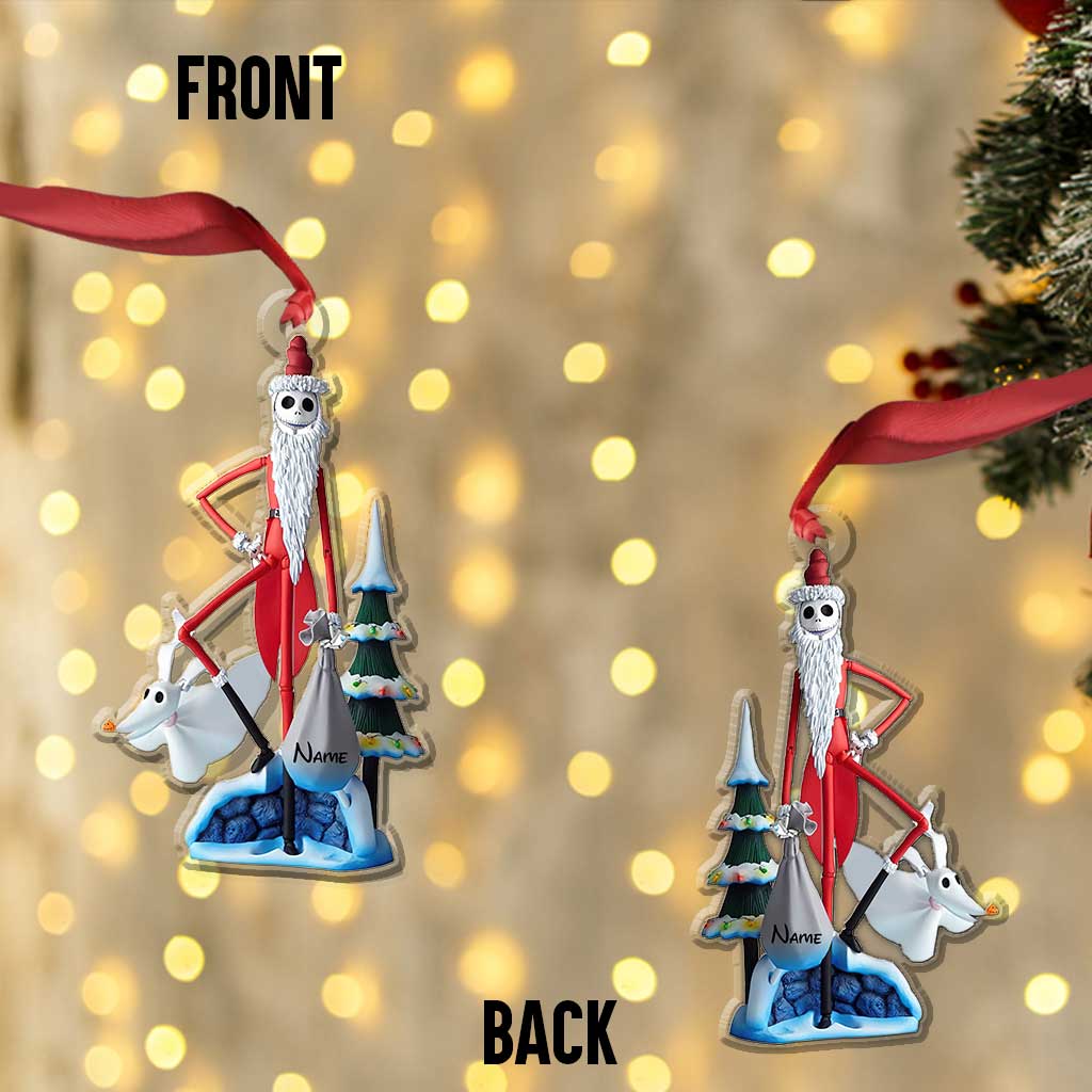 Personalized Nightmare Before Christmas Ornament Custom Name Gift