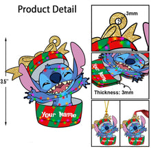 Load image into Gallery viewer, Personalized Christmas Ohana Ornament Custom Gift for Family
