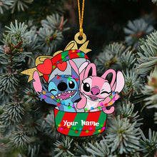 Load image into Gallery viewer, Personalized Christmas Ornament Custom Name Acrylic Gift
