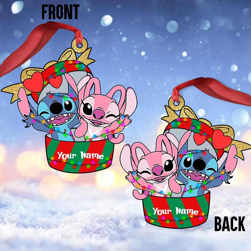 Personalized Christmas Ornament Custom Name Acrylic Gift