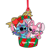 Load image into Gallery viewer, Personalized Christmas Ornament Custom Name Acrylic Gift
