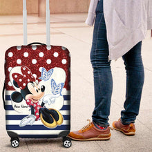 Load image into Gallery viewer, Personalized Minnie Mouse Luggage Cover Custom Name Vacation Gift

