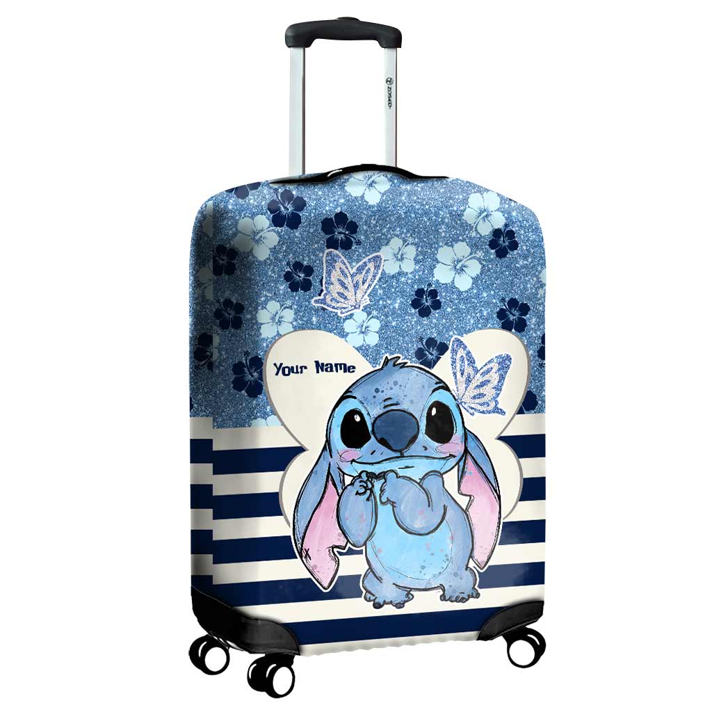 Personalized Ohana Luggage Cover Custom Name Travel Gift