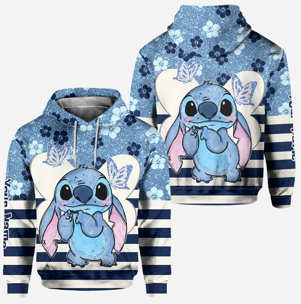 Personalized Ohana Hoodie and Leggings Set Custom Name Gift