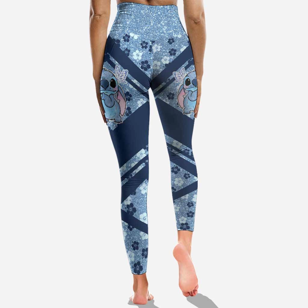 Personalized Ohana Hoodie and Leggings Set Custom Name Gift