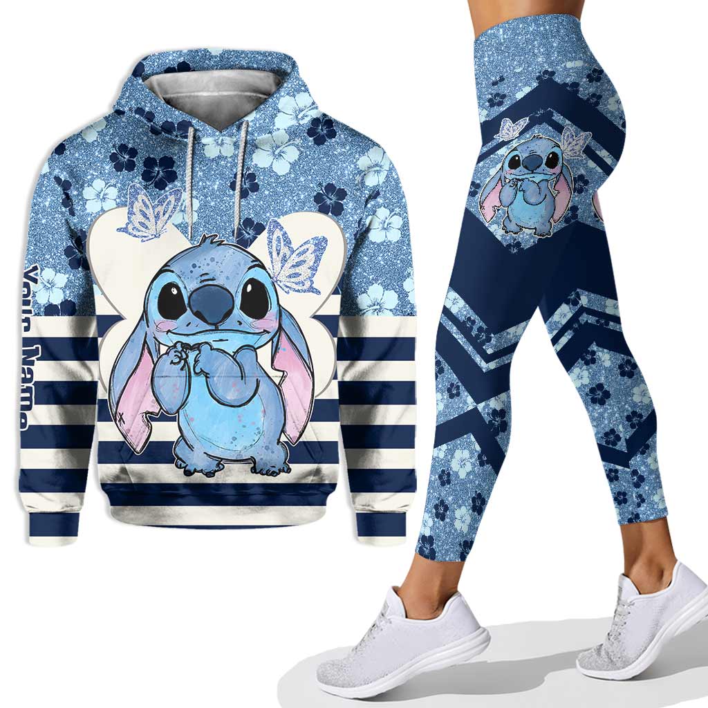 Personalized Ohana Hoodie and Leggings Set Custom Name Gift