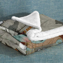 Load image into Gallery viewer, Personalized Baby Blanket with Cute Character Custom Name Gift

