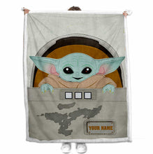 Load image into Gallery viewer, Personalized Baby Blanket with Cute Character Custom Name Gift
