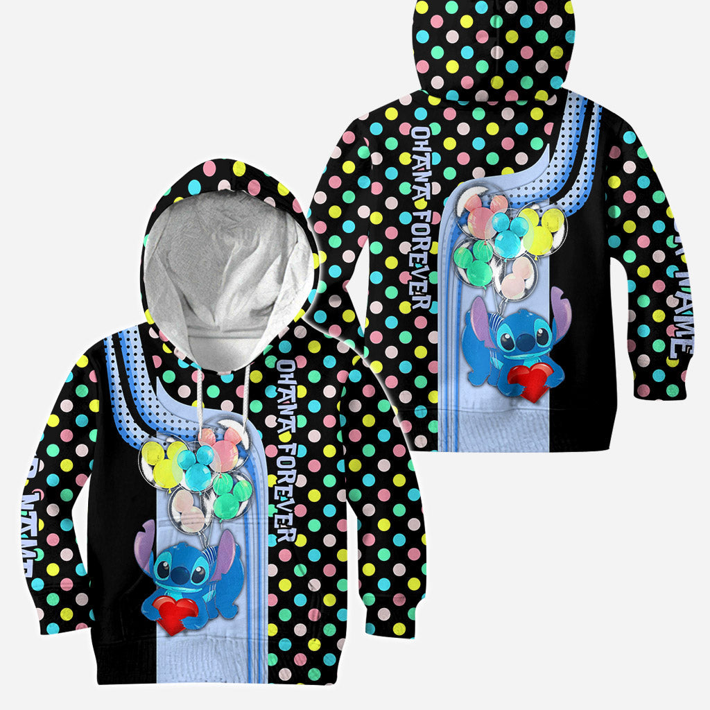 Personalized Ohana Hoodie and Leggings Set Cute Gift Idea