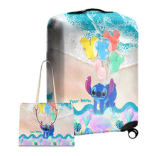 Load image into Gallery viewer, Personalized Ohana Leather Handbag &amp; Luggage Cover Gift
