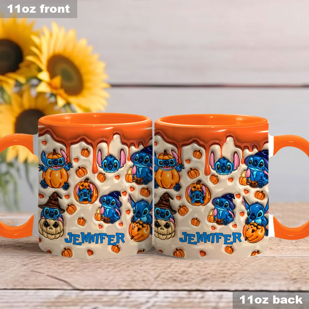 Personalized Halloween Accent Mug with Ohana Design for Kids