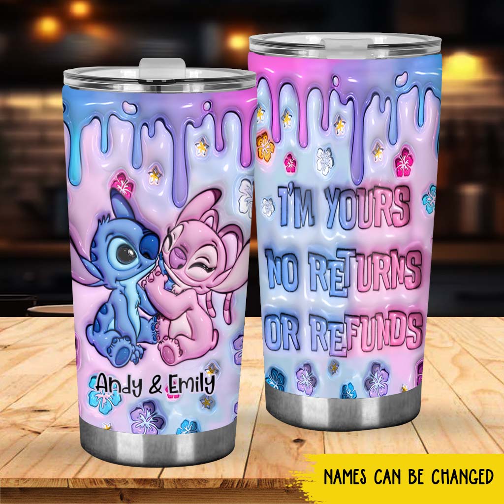 Personalized Ohana Tumbler Custom Couple Gift for Weddings