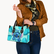 Load image into Gallery viewer, Personalized Ohana Leather Handbag with Custom Name Gift for Her
