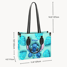 Load image into Gallery viewer, Personalized Ohana Leather Handbag with Custom Name Gift for Her
