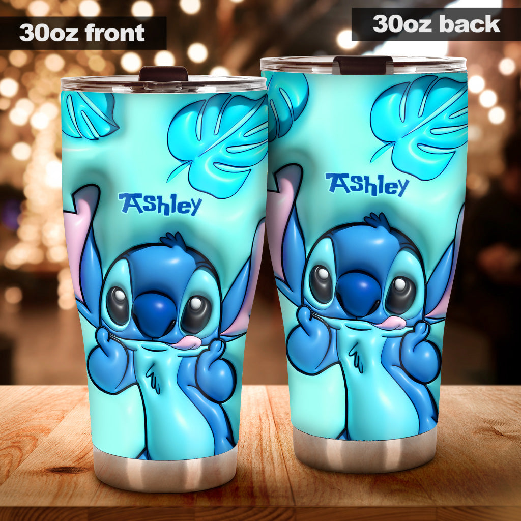 Personalized Ohana Tumbler Custom Name Gift for Birthday