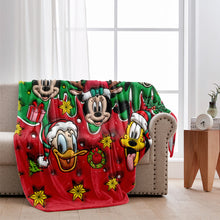 Load image into Gallery viewer, Personalized Christmas Mouse Blanket Custom Name Gift
