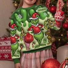 Load image into Gallery viewer, Personalized Grinch Christmas Ugly Sweater Gift for Mom
