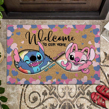 Load image into Gallery viewer, Personalized Couple Doormat with Custom Names - Welcome Home Gift
