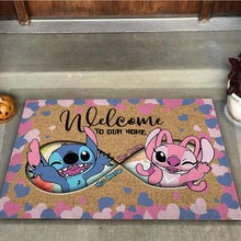 Load image into Gallery viewer, Personalized Couple Doormat with Custom Names - Welcome Home Gift

