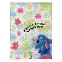 Load image into Gallery viewer, Personalized Ohana Blanket Custom Name Soft Flannel Gift

