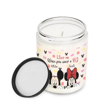 Load image into Gallery viewer, Personalized Couple Candle with Lavender Scent - Custom Names Gift for Anniversary
