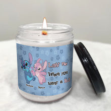 Load image into Gallery viewer, Personalized Ohana Candle Custom Name Couples Gift
