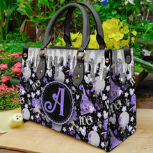 Load image into Gallery viewer, Personalized Leather Handbag with Magical Dripping Design for Women
