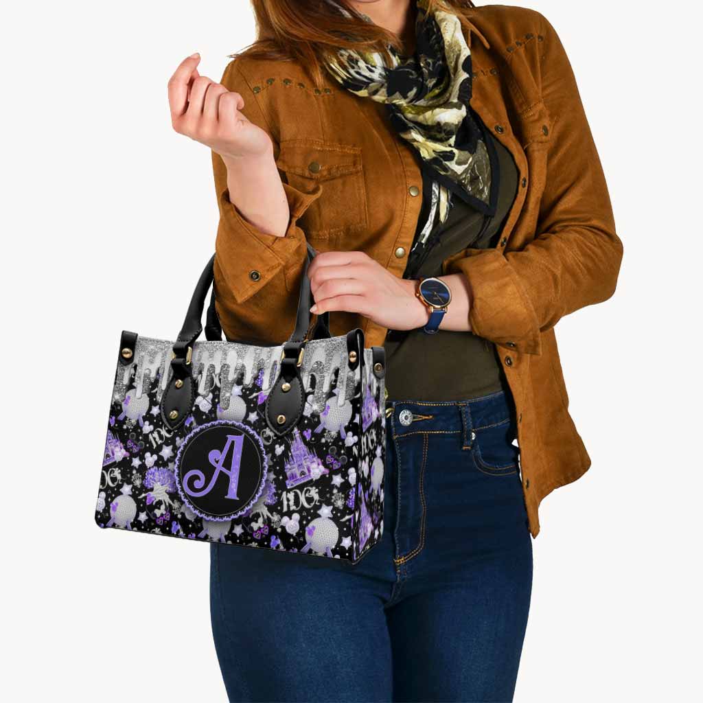 Personalized Leather Handbag with Magical Dripping Design for Women