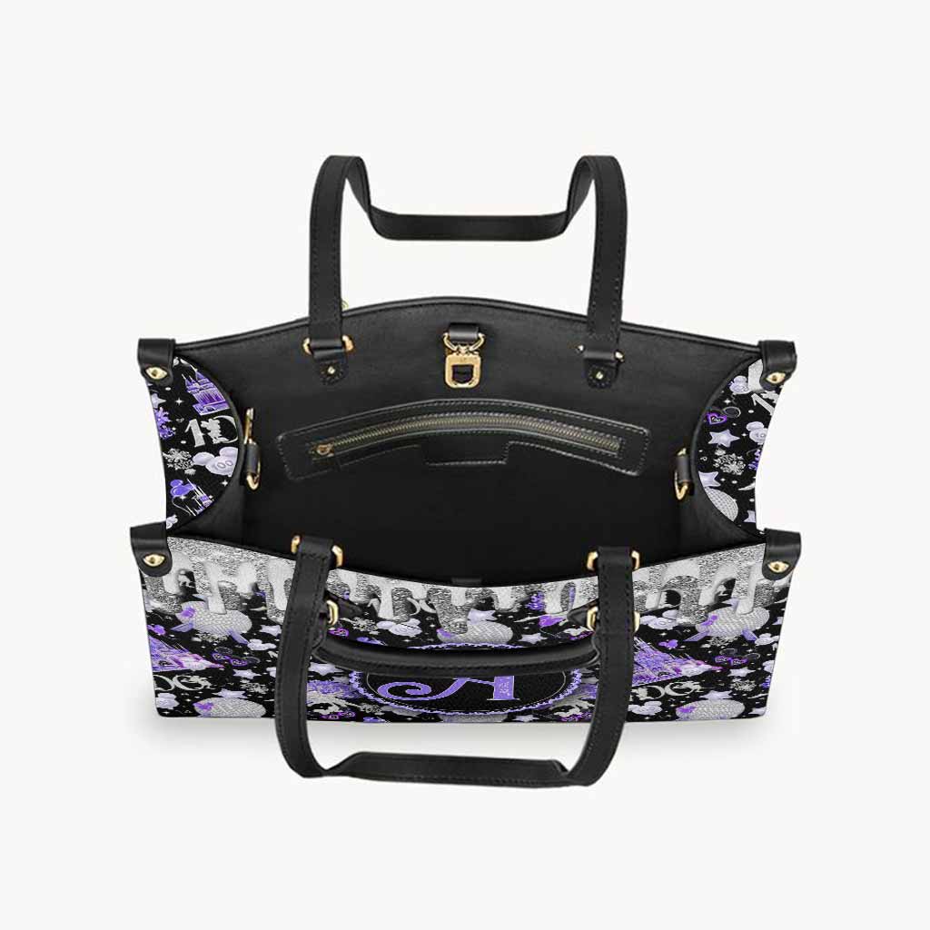 Personalized Leather Handbag with Magical Dripping Design for Women