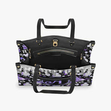 Load image into Gallery viewer, Personalized Leather Handbag with Magical Dripping Design for Women
